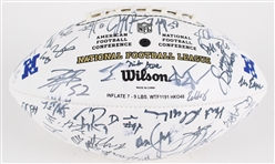 2008 NFC Pro Bowlers Multi Signed ONFL Goodell Autograph Panel Football w/ Patrick Willis, Devin Hester, Tony Romo & More (JSA / Pepper Burruss Collection)