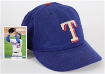 1999-2000 Rafael Palmeiro Texas Rangers Game Worn Cap (MEARS LOA / Hollywood Investments COA)