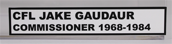1970's Canadian Football League Game Used Official JG Gaudar Football (MEARS LOA / Pepper Burruss Collection)