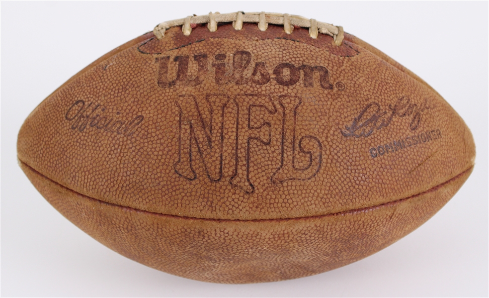 1979 Wilson Official NFL Pete Rozelle Blemish Football (MEARS LOA / Pepper Burruss Collection)