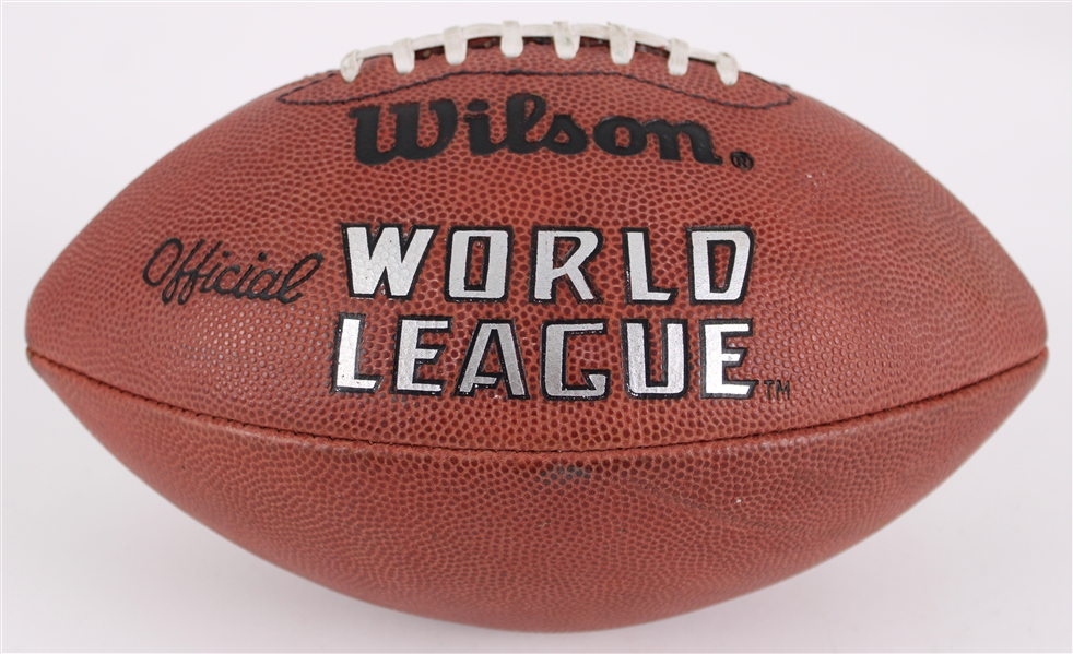 1992 World League Game Used Official Football (MEARS LOA / Pepper Burruss Collection)