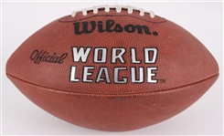1992 World League Game Used Official Football (MEARS LOA / Pepper Burruss Collection)