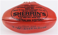 2000's Sherrin Kangaroo Brand Australian Rules Football (MEARS LOA / Pepper Burruss Collection)