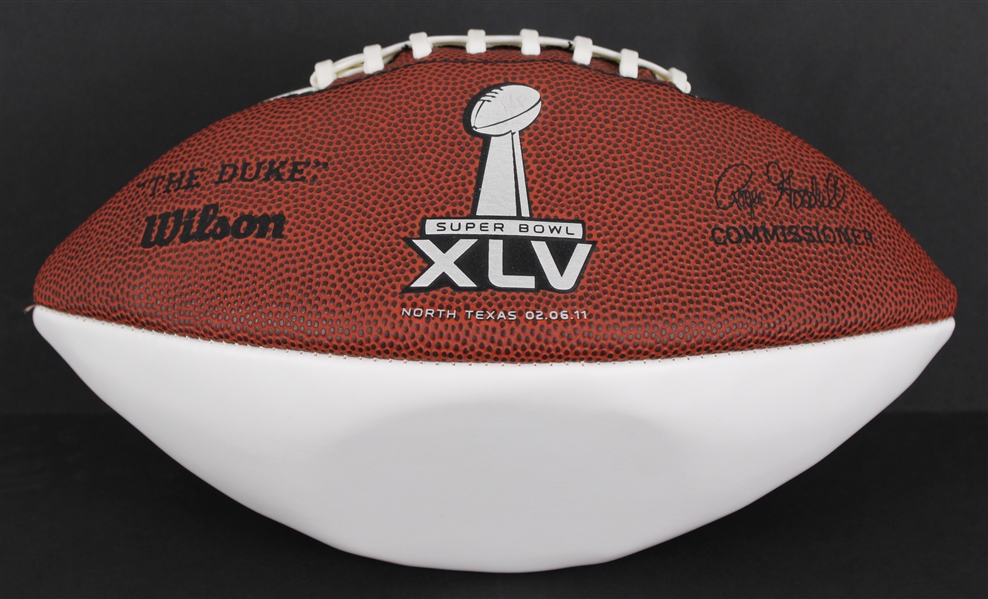 2011 Green Bay Packers Multi Signed ONFL Goodell Super Bowl XLV Autograph Panel Football (Pepper Burruss Collection)