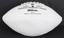 2011 Green Bay Packers Multi Signed ONFL Goodell Super Bowl XLV Autograph Panel Football (Pepper Burruss Collection)