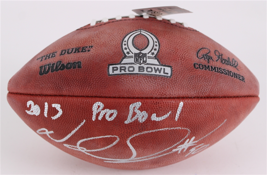 2013 Ndamukong Suh Detroit Lions Signed ONFL Goodell Pro Bowl Football (JSA / Pepper Burruss Collection)