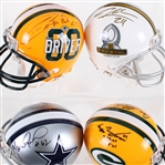 1990’s-2010’s NFL Mini Helmet Collection - Lot of 10 w/ 5 Signed Including Charles Woodson, Donald Driver, Don Majkowski/Edgar Bennet Dual Signed & More (JSA / Pepper Burruss Collection)