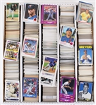 1980's-2020's MASSIVE Baseball Football Basketball Trading Card Collection - Lot of 10,000+ Cards