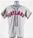 1951 Portland Beavers Pacific Coast League (PCL) Game Worn Road Jersey (MEARS LOA)