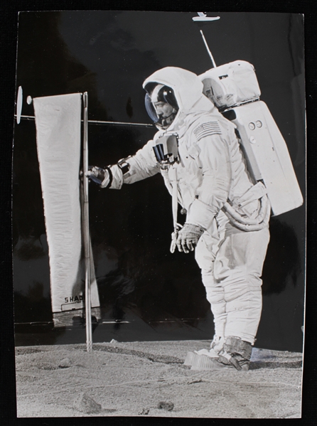 1969 Edwin "Buzz" Aldrin 6"x9" Original NASA B&W Photo