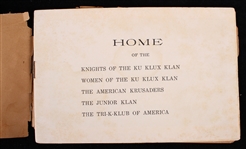 1920's Monmouth Pleasure Club KKK Brochure