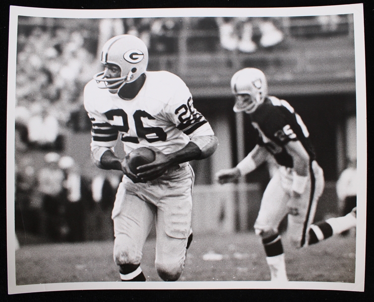 1968 Herb Adderly Green Bay Packers Super Bowl II 8"x10" Original Malcolm W. Emmons B&W Photo