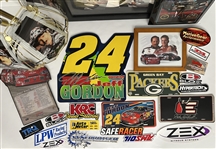 1990s-2010s Dale Earnhardt Lamp, Carroll Shelby Signed 21x27 Framed T-Shirt & more (Lot of 20+)