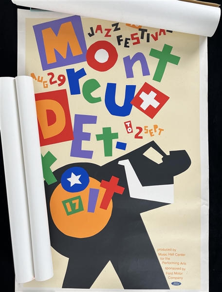 Politcial, Jazz, Map, Poster Lot 24x36 (Lot of 9)