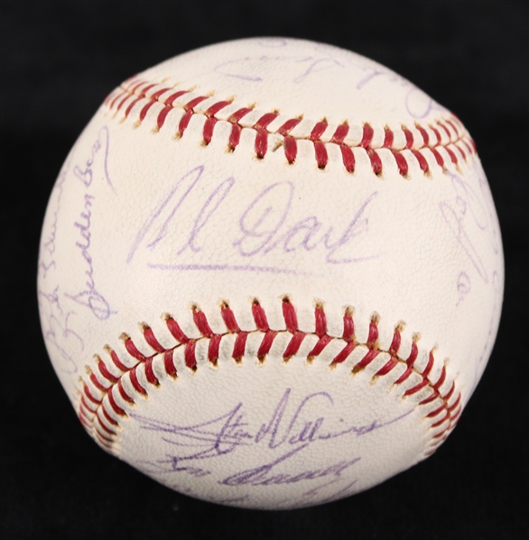1969 Cleveland Indians Team Signed OAL Cronin Baseball w/ 20 Signatures Including Luis Tiant, Duke Sims, Stan Williams, Ray Fosse & More (JSA)