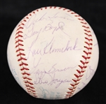 1969 Cleveland Indians Team Signed OAL Cronin Baseball w/ 20 Signatures Including Luis Tiant, Duke Sims, Stan Williams, Ray Fosse & More (JSA)