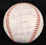 1969 Cleveland Indians Team Signed OAL Cronin Baseball w/ 20 Signatures Including Luis Tiant, Duke Sims, Stan Williams, Ray Fosse & More (JSA)