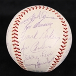 1969 Cleveland Indians Team Signed OAL Cronin Baseball w/ 20 Signatures Including Luis Tiant, Duke Sims, Stan Williams, Ray Fosse & More (JSA)
