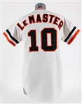 1981 Johnnie LeMaster San Francisco Giants Game Worn Home Jersey (MEARS LOA)