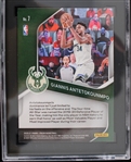 2020-21 Giannis Antetokounmpo Milwaukee Bucks Panini Prizm #7 Dominance Basketball Trading Card (SGC Slabbed 10 GM)