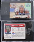1992-93 Shaquille O'Neal Orlando Magic Rookie Basketball Trading Cards - Lot of 2 (SGC Slabbed) 