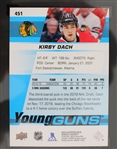 2019-20 Kirby Dach Chicago Blackhawks Upper Deck #451 Rookie Hockey Trading Card (SGC Slabbed 9.5 MT+)