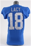 2018 Chris Lacy Detroit Lions Throwback Jersey (MEARS LOA)