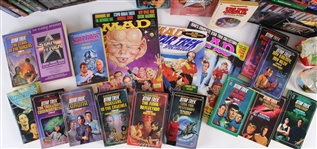 1980s-2004 Highlander VHS Series Sets, Mad Magazines & Star Trek Books (Lot of 100+)