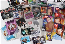 1960s-2002 Star Trek & Seinfeld TV Guides, Star Trek Book, Trading Cards & more (Lot of Hundreds)