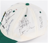 1996 Greater Milwaukee Open Multi Signed Cap w/ 15 Signatures Including Tiger Woods, Payne Stewart & More (JSA) Tiger's First PGA Tournament Appearance