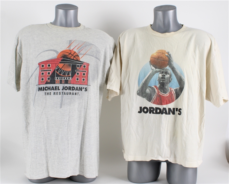 1990s Michael Jordan Chicago Bulls Nike Shirts - Lot of 2 