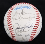 1982 Boston Red Sox Team Signed OAL MacPhail Baseball w/ Rookie Wade Boggs, Jim Rice, Tony Perez, Johnny Pesky & More (JSA)