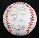 1982 Boston Red Sox Team Signed OAL MacPhail Baseball w/ Rookie Wade Boggs, Jim Rice, Tony Perez, Johnny Pesky & More (JSA)