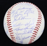 1966 Pittsburgh Pirates Team Signed ONL Giles Baseball w/ Roberto Clemente, Willie Stargell, Bill Mazeroski & More (JSA)