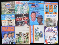 1973-96 Baseball Yearbook Collection - Lot of 28 w/ Mets, Orioles, Phillies, Reds, Red Sox, Dodgers, Braves, & Athletics