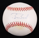 1993-94 Barry Bonds San Francisco Giants Signed ONL White Baseball (JSA)