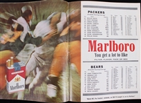 1963 Green Bay Packers vs Chicago Bears NFL Illustrated Gameday Magazine