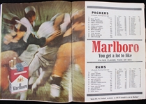1963 Green Bay Packers vs Los Angeles Rams NFL Illustrated Gameday Magazine