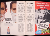 1966 Green Bay Packers vs Cleveland Browns World Championship Game NFL Illustrated Magazine