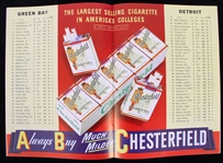 1950 Detroit Lions vs Green Bay Packers Official Program 