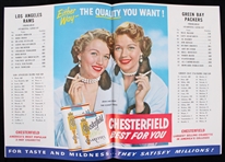 1954 Los Angeles Rams vs Green Bay Packers Official Program