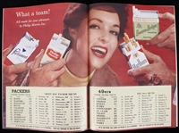 1958 San Francisco 49ers vs Green Bay Packers Official Program 