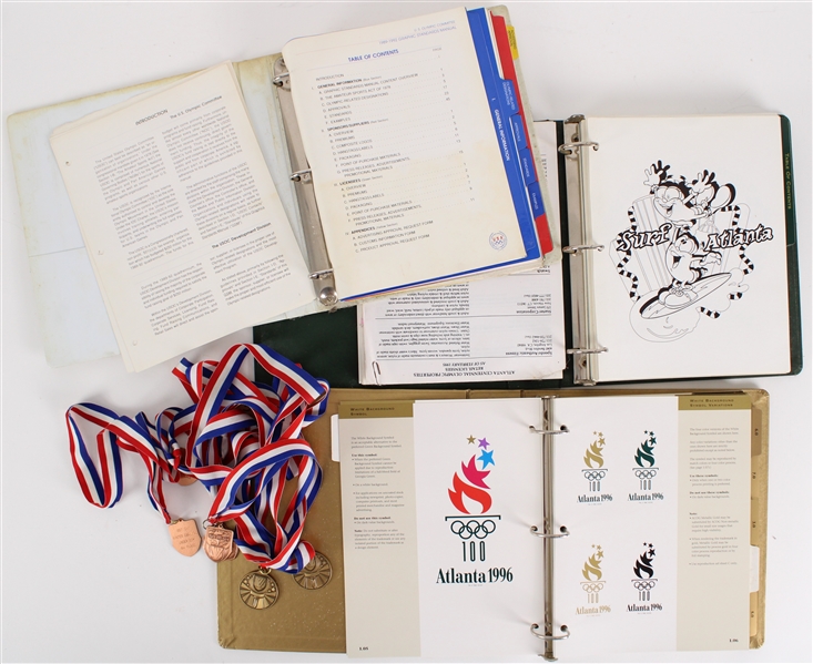 1989-96 USA Olympic Committee & Atlanta Olympic Games Graphics Standard Manuals & Character Style Guide - Lot of 3