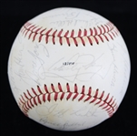 1982 World Series Champion St. Louis Cardinals Team Signed OWS Kuhn Baseball w/ Whitey Herzog, Ozzie Smith, Willie McGee, Bruce Sutter & More (JSA)