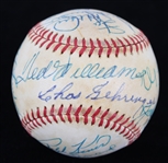 1980 Hall of Famers, Negro Leaguers & Stars Multi Signed OAL MacPhail Baseball w/ Ted Williams, Ralph Kiner, Buck Leonard, Duke Snider, Judy Johnson & More (JSA) 