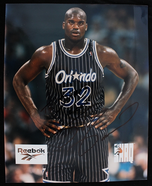 1992-96 Shaquille ONeal Orlando Magic Signed 8" x 10" Reebok Promotional Photo (JSA / Pepper Burruss Collection)