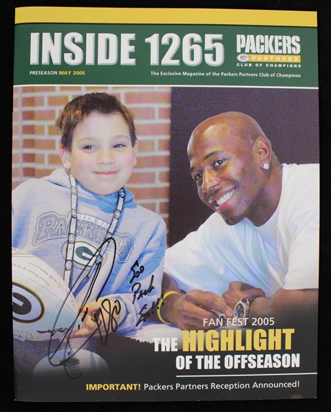 2005 Donald Driver Green Bay Packers Signed Inside 1265 Magazine (JSA / Pepper Burruss Collection)