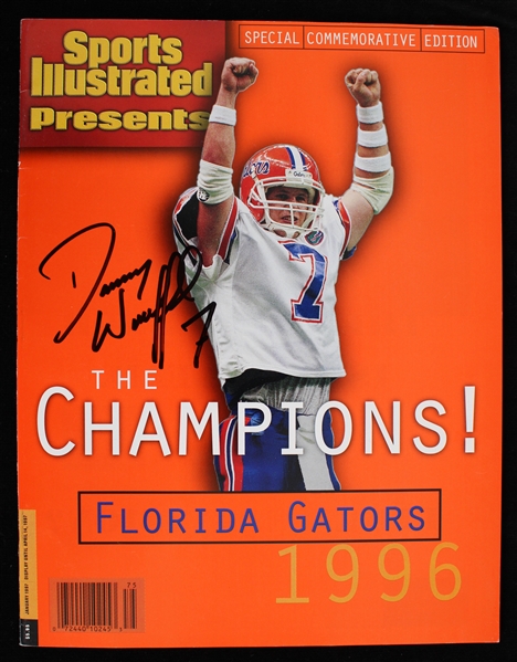 1996 Danny Wuerffel Florida Gators Signed Sports Illustrated National Champions Commemorative Issue (JSA / Pepper Burruss Collection)