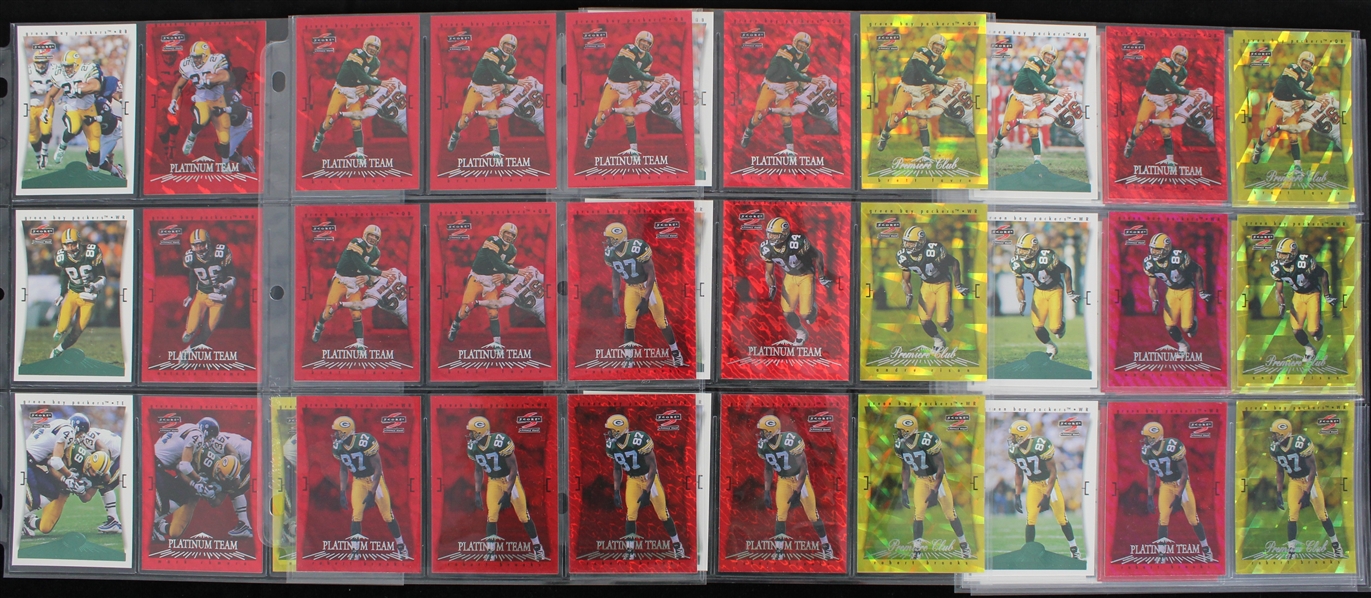1990s Green Bay Packers Football Trading Cards - Lot of 150 (Pepper Burruss Collection)