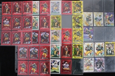 1990's Green Bay Packers Football Trading Cards - Lot of 150 (Pepper Burruss Collection)